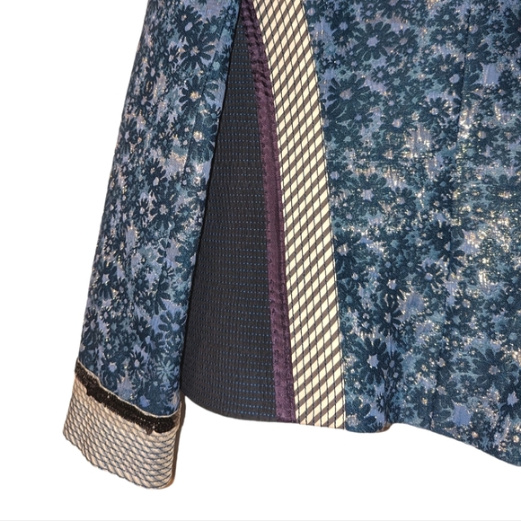 NWOT Marc Jacobs Wool Silk Floral Brocade Jacquard Sequin Print Blazer Jacket 8 - Picture 12 of 16